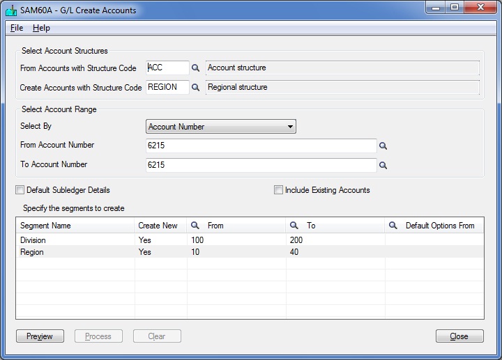 Sage 300 Chart Of Accounts