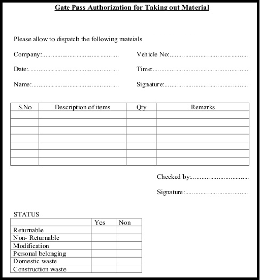 Gate Pass System