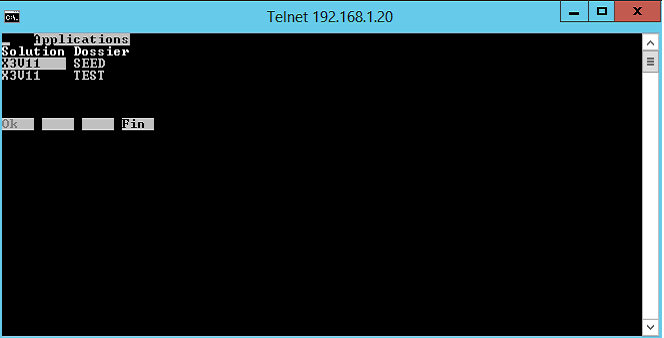 telnet process