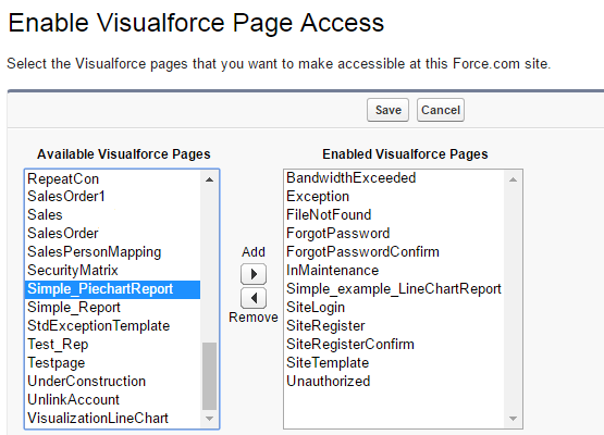 Enable VisualForce Page Access