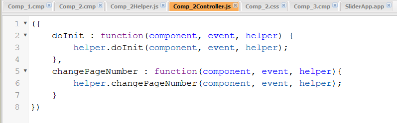 3. Component controller