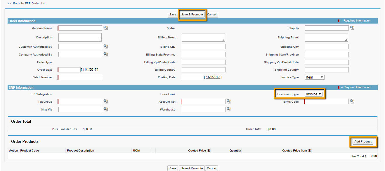 Specific Fields Value for Invoice Promotion