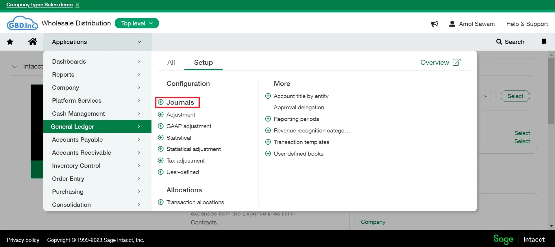 steps to configure sage intacct journals image-4