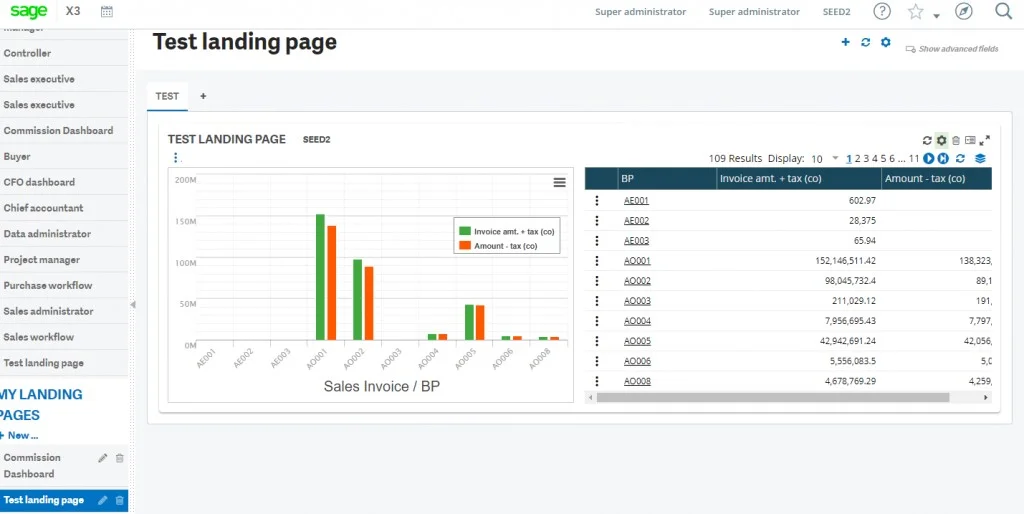 how to export and import landing pages in sage x3 V12 image-1