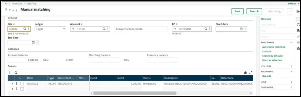 How to Issue refunds for overpayments in Sage X3 image-4