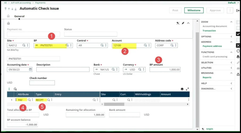 How to Issue refunds for overpayments in Sage X3 image-6