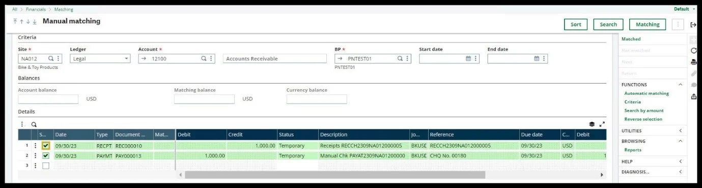 How to Issue refunds for overpayments in Sage X3 image-9