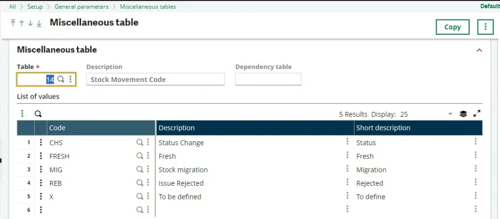 how to utilize the stock movement code in sage x3 image-3
