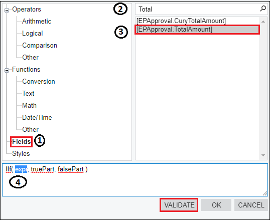 Conditional formatting-choose Field Conditional formatting-choose Field