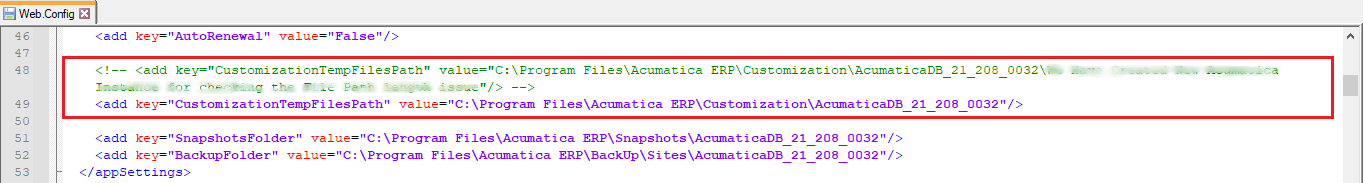 WebConfig WebConfig