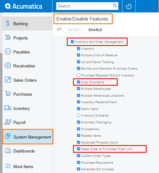 Enable/Disable Enable/Disable