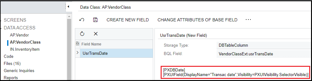 03 Modified attribute of customized field