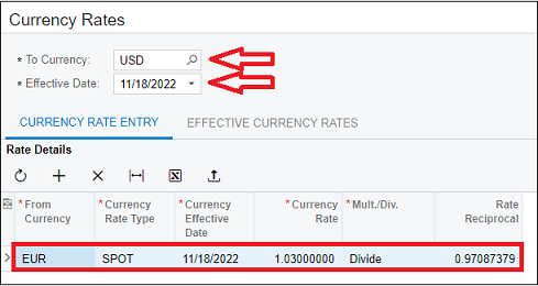 04 Currency Rate Setup