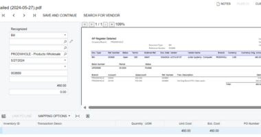 AP Document Recognition - Acumatica