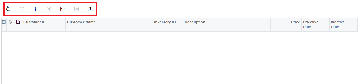 Upload Action with Custom Grid Screen for Data Import
