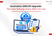 Acumatica R2 Upgrade