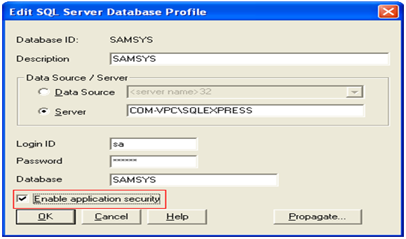 SQL Server Database Profile