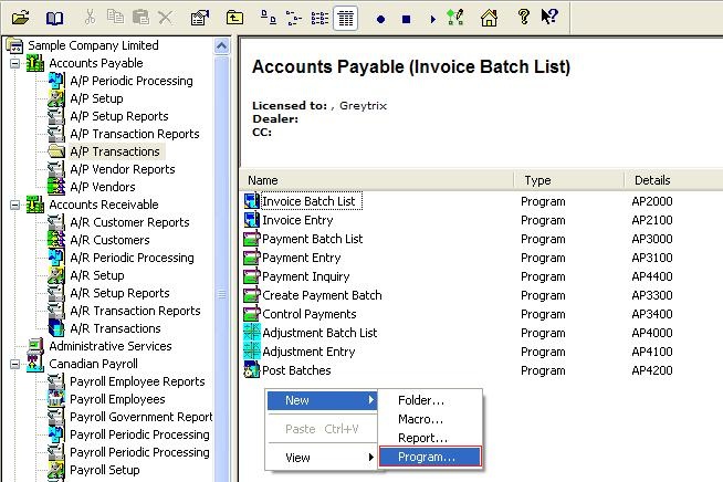 Persona Mejeriprodukter Anvendelig How To Add A Program To The Accpac Desktop of Sage 300 ERP - Sage 300 ERP –  Tips, Tricks and Components