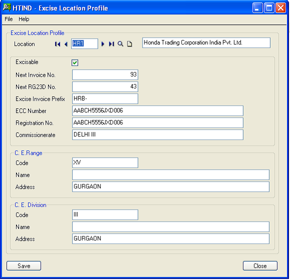 Statutory And Excise Module Configuration I Sage 300 Erp Tips Tricks And Components