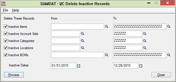 IC delete inactive