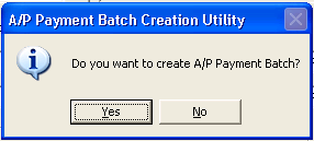 Ap Payment Batch Creation Utility