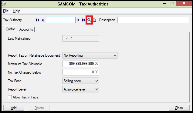 Tax Authority Finder