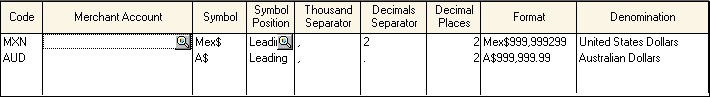 Sage 50 CAD Currency Details