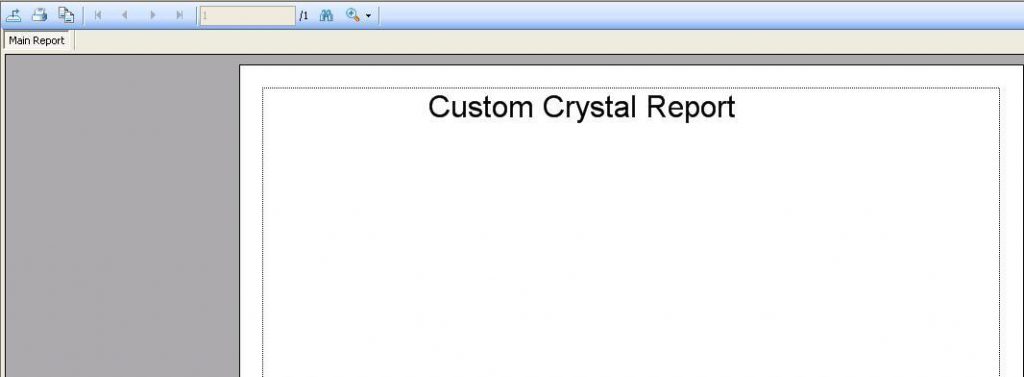 Custom crustal report