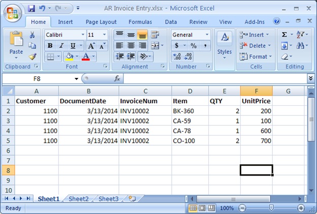 Import-sheet-format