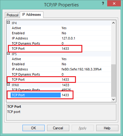 TCP IP Properties