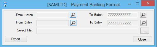 Payment Format