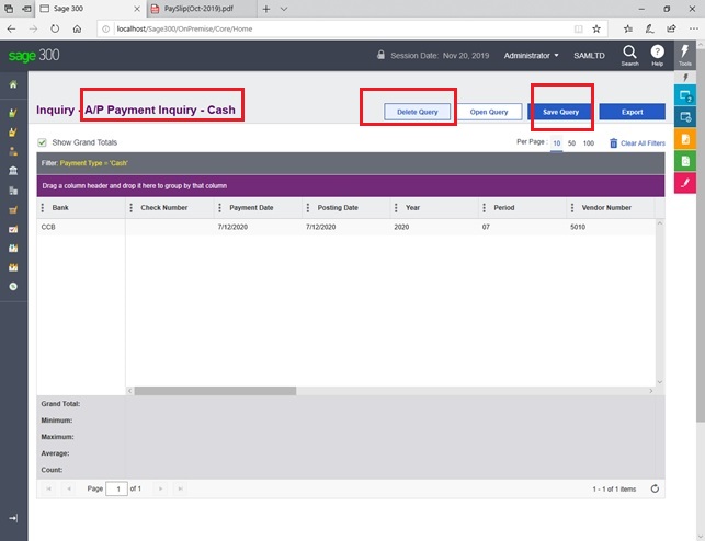 Modifying Custom Query