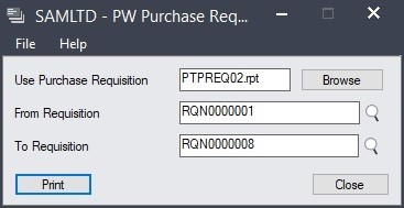 Purchase request Purchase request