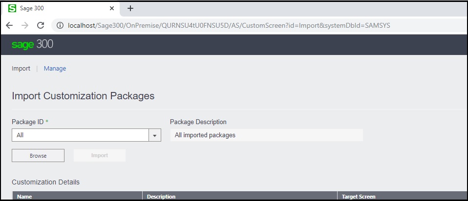 Packages Packages