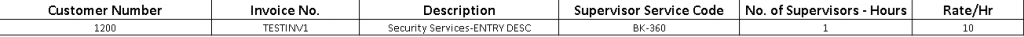 AR Invoice - Import Sheet AR Invoice - Import Sheet