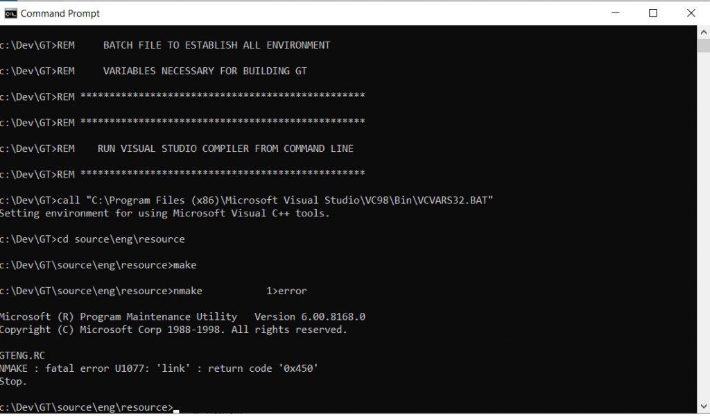 Fatal error