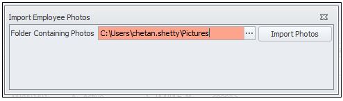 Import Employee photos path 1.7 Import Employee photos path 1.7
