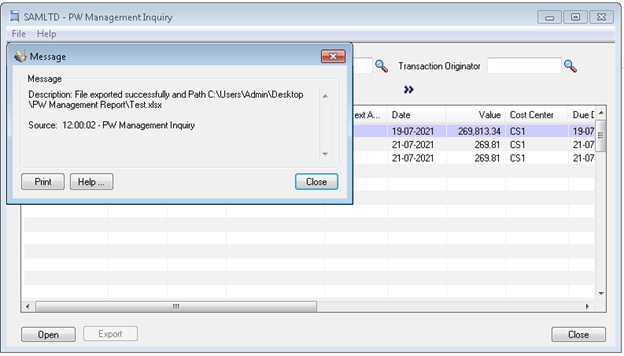 Purchasing Workflow- Successfully Exported Purchasing Workflow- Successfully Exported