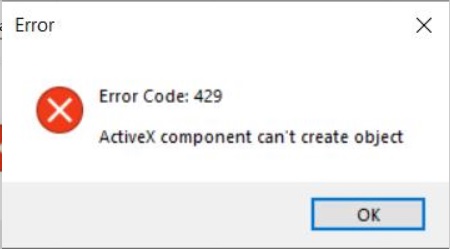 ActiveX component
