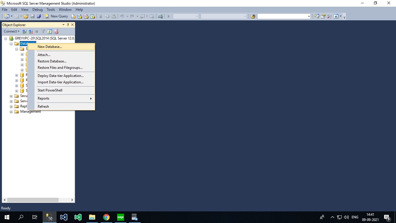 Unable to connect to the database or Database specification is not ...