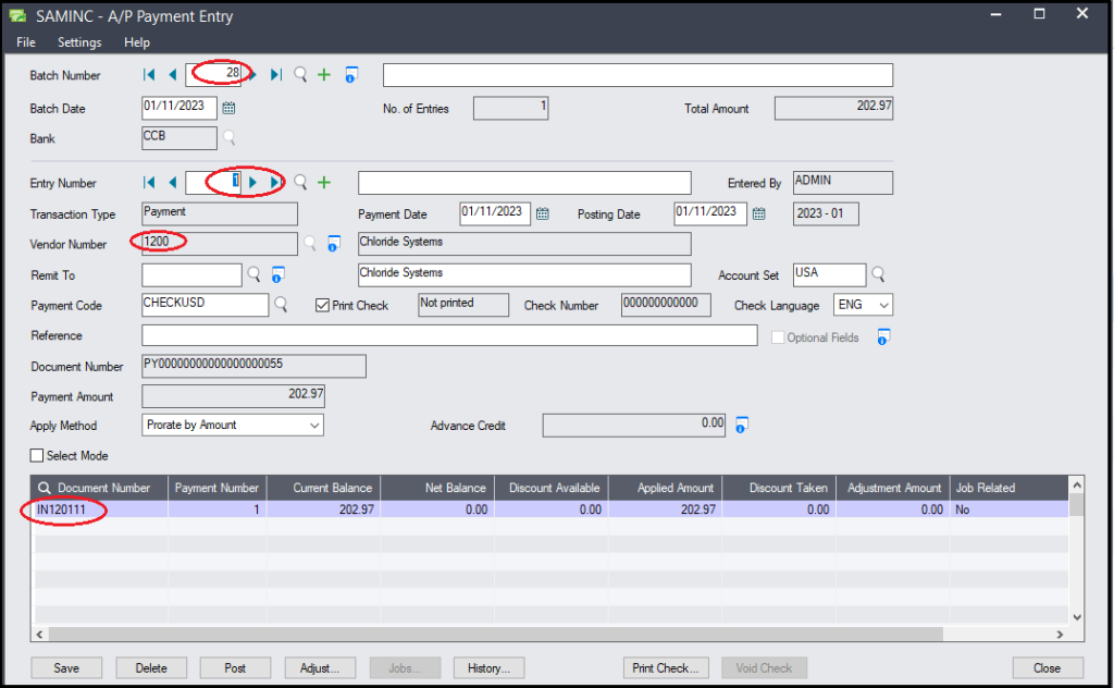 Control duplicate Payment entry in AP 1