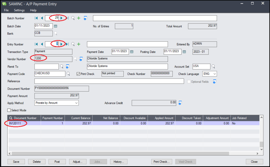 Control duplicate Payment entry in AP 2