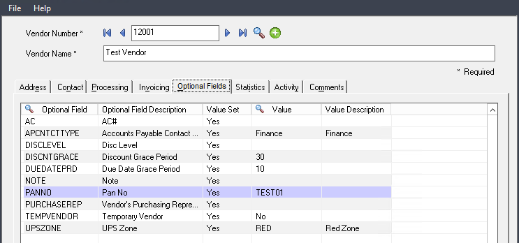 If value of optional field is unique