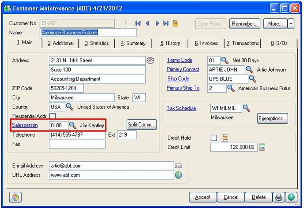 Sage 100 accounting software