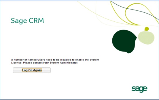 Login Error in Sage CRM - Sage CRM – Tips, Tricks and Components