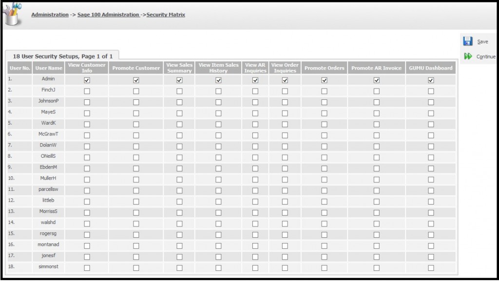 SecurityMatrix