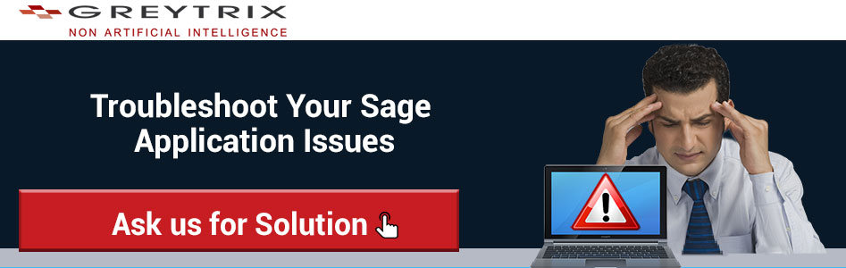 Troubleshoot Sage Issue