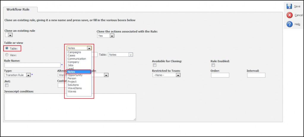 Workflow Tool notes