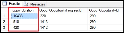 SQL query to get Tracking details 