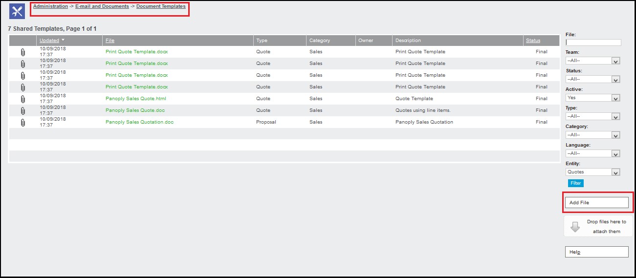 Document Templates